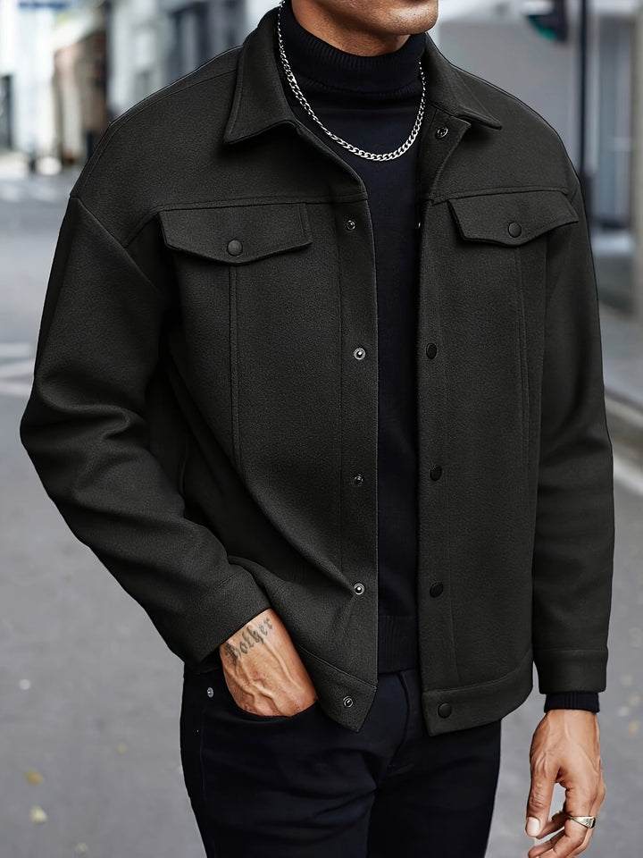 Harry | Men's Snap Button Trucker Jacket