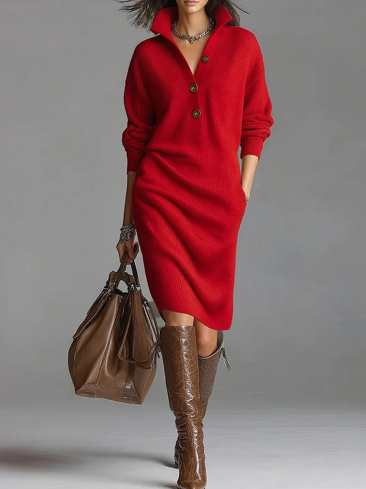 Emmy | Elegant Winter Sweater Dress