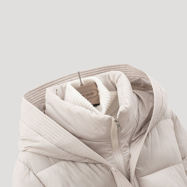 Katalina | Women's Belted Hooded Puffer Jacket