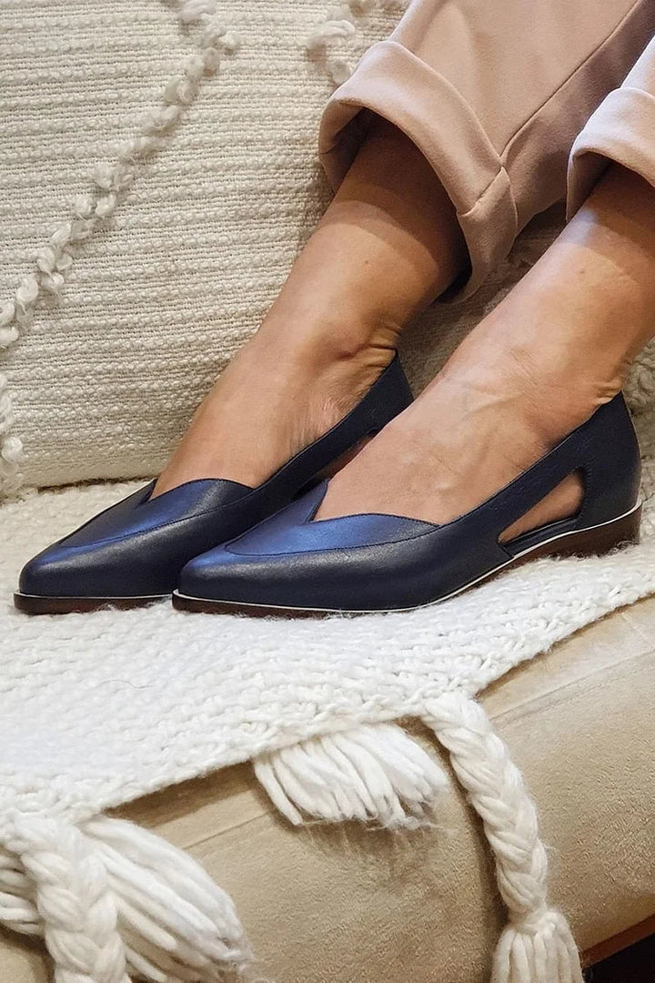 Joyce | BALLET FLATS WITH SIDE CUT-OUT