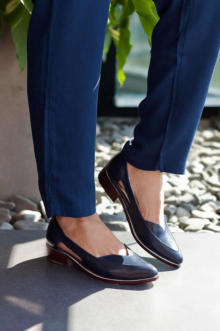 Joyce | BALLET FLATS WITH SIDE CUT-OUT