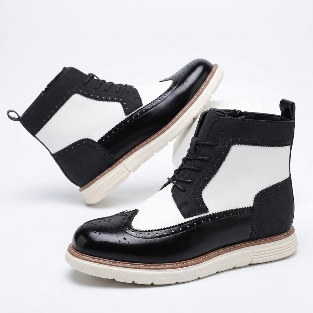 Ruben | Men's Casual Brogue Ankle Boots