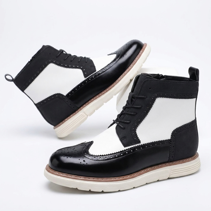 Ruben | Men's Casual Brogue Ankle Boots