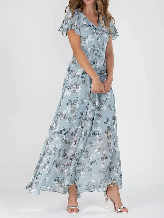 Helena | Elegant Floral Maxi Dress