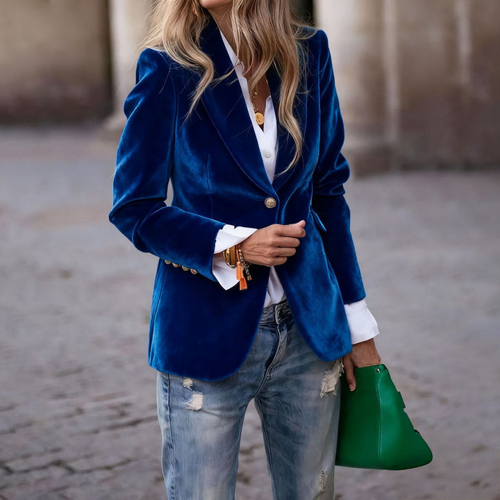 Anaya | Women's Elegant Velvet Blazer