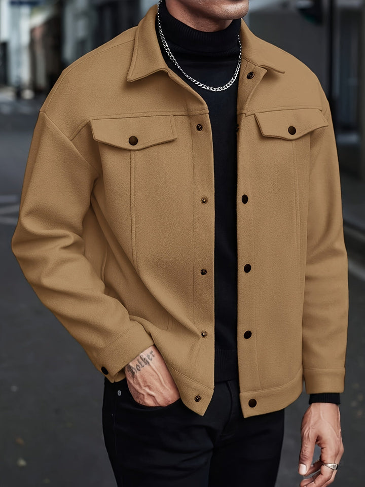 Harry | Men's Snap Button Trucker Jacket