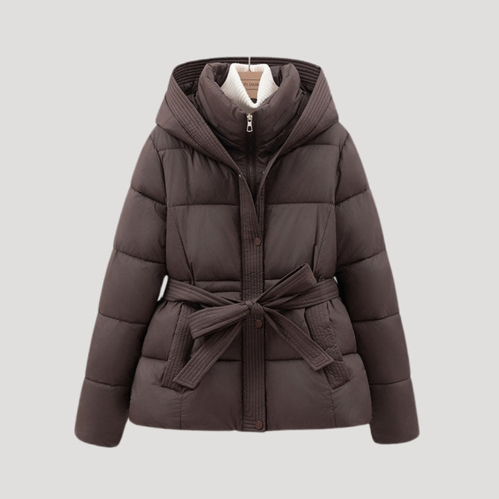 Katalina | Women's Belted Hooded Puffer Jacket
