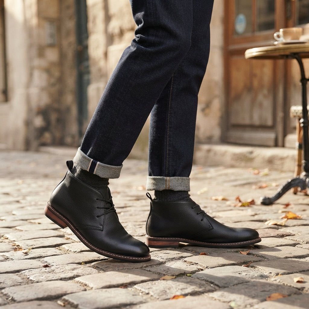 Toby | Men's Casual Everyday Leather Ankle Boots