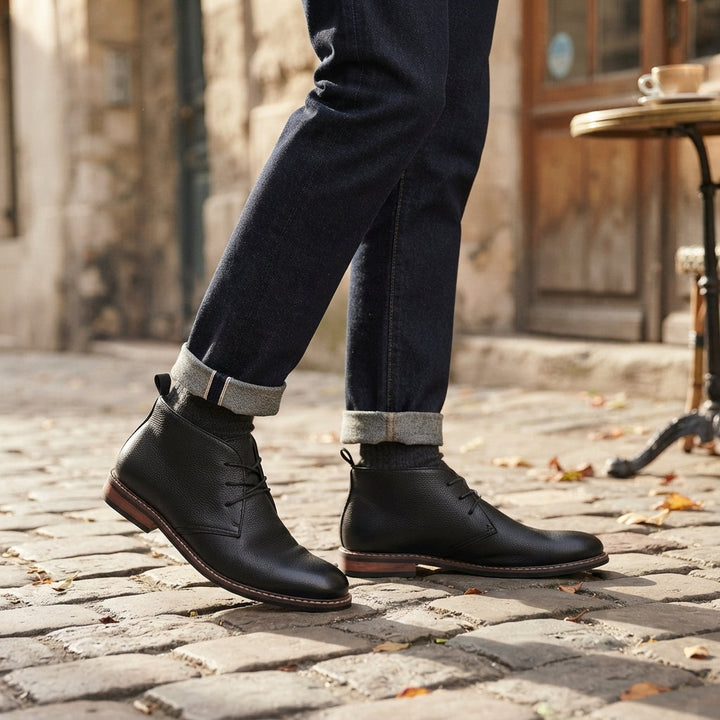 Toby | Men's Casual Everyday Leather Ankle Boots