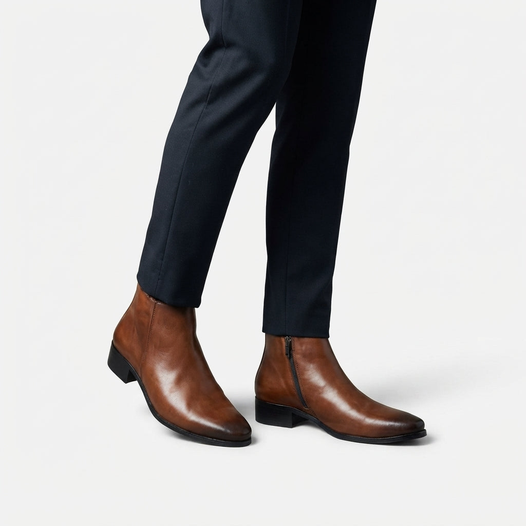Theodore | Men's All-Day Leather Ankle Boots