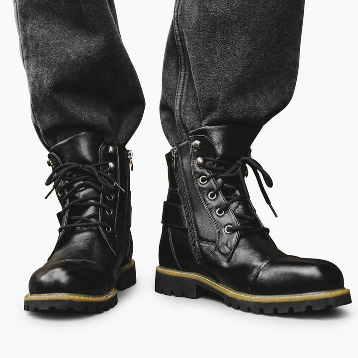 Finley | Men's Biker Combat Boots