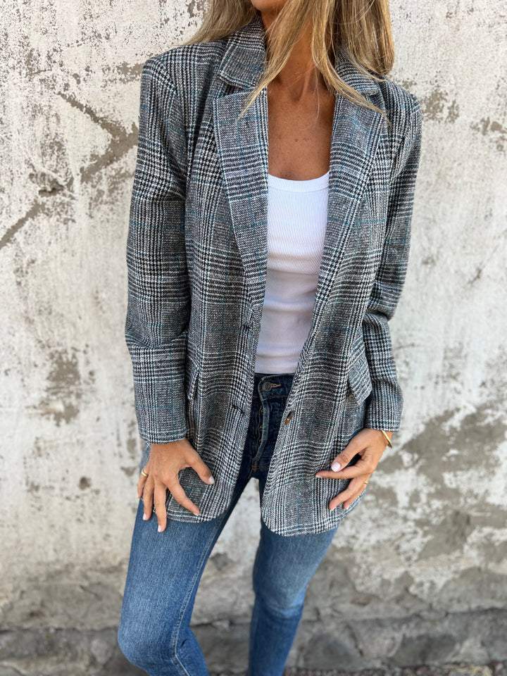Colette | Women's Tailored Plaid Blazer
