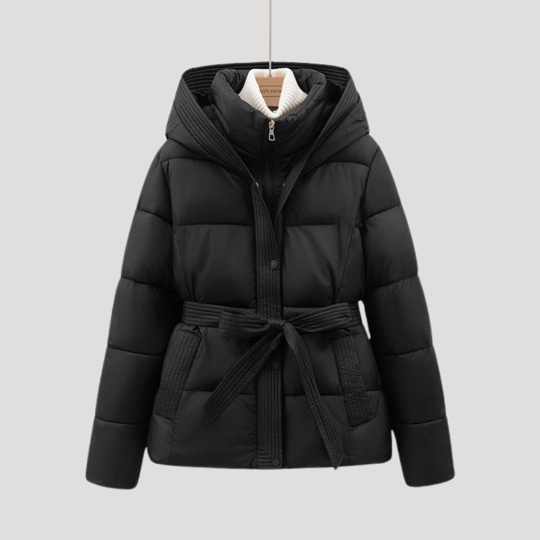 Katalina | Women's Belted Hooded Puffer Jacket