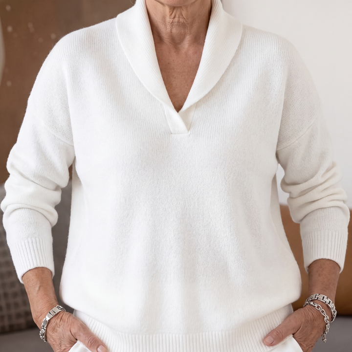 Aleah | Women's Relaxed-Fit V-Neck Jumper for Autumn/Winter