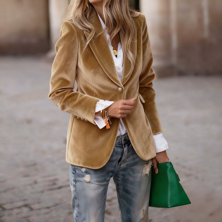 Anaya | Women's Elegant Velvet Blazer