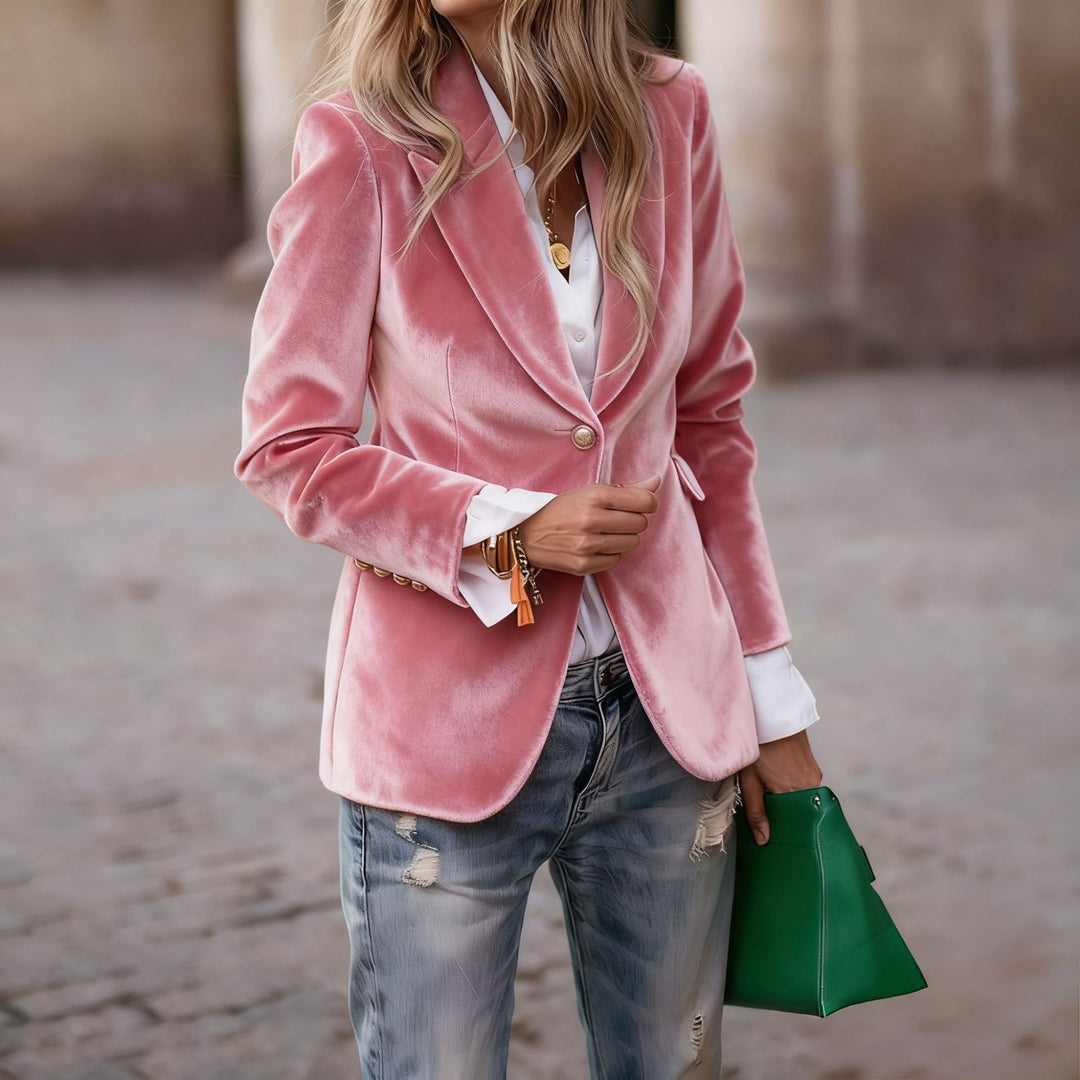 Anaya | Women's Elegant Velvet Blazer