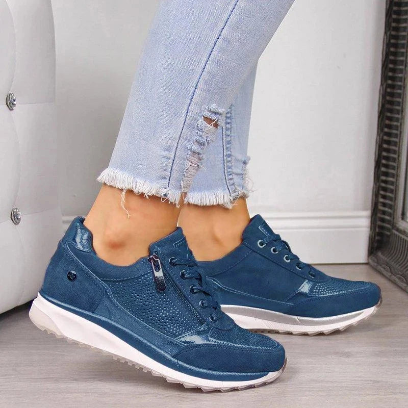 Evelyn™ | Women's Zip-Up Orthopaedic Sneakers