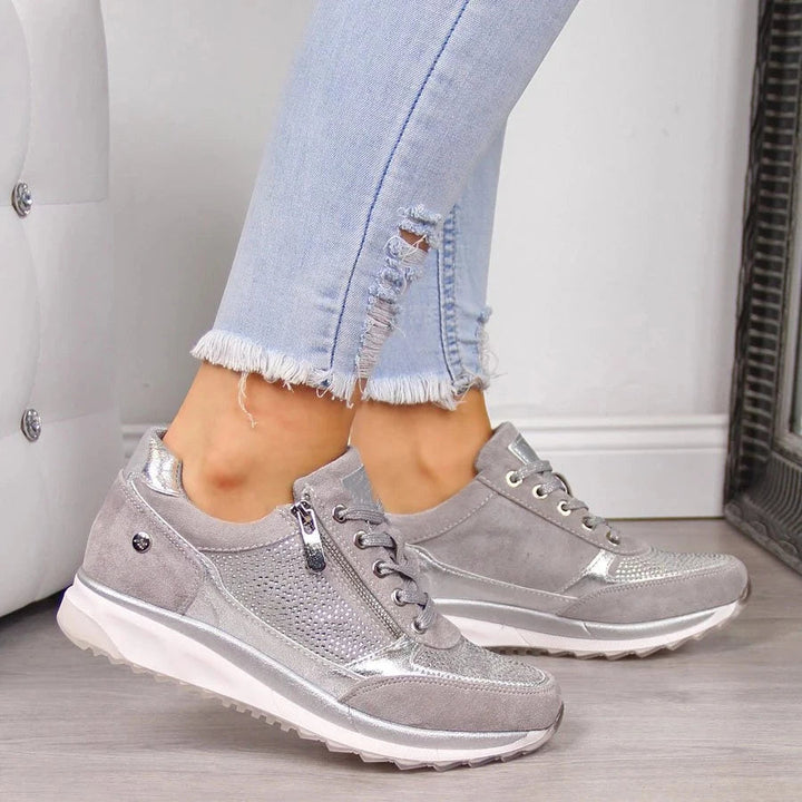 Evelyn™ | Women's Zip-Up Orthopaedic Sneakers