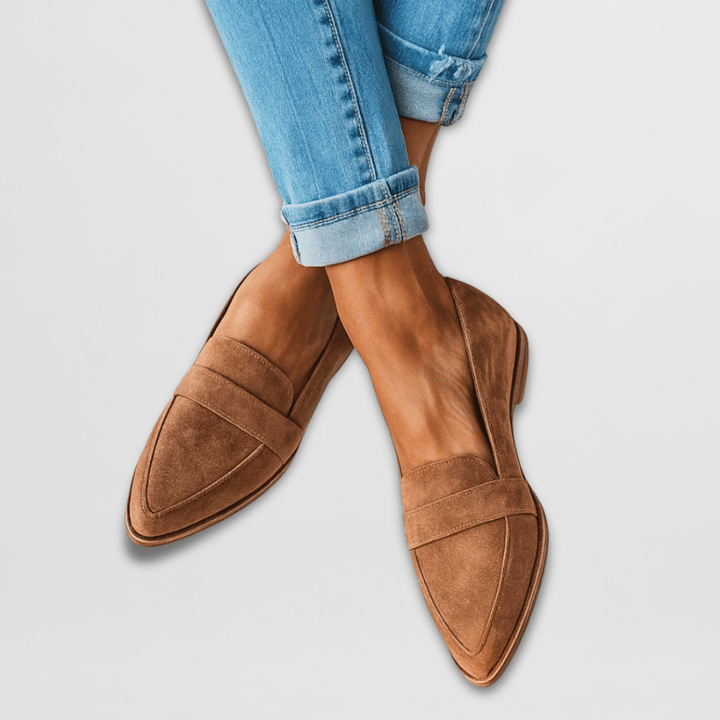 Clara | Elegant Soft Suede Loafers