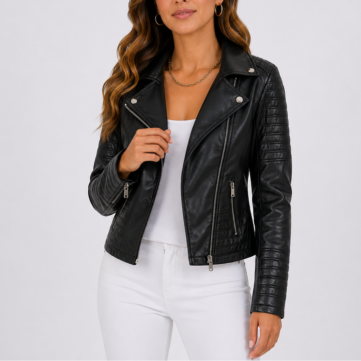 Indie | Women's Leather Biker Design Jacket