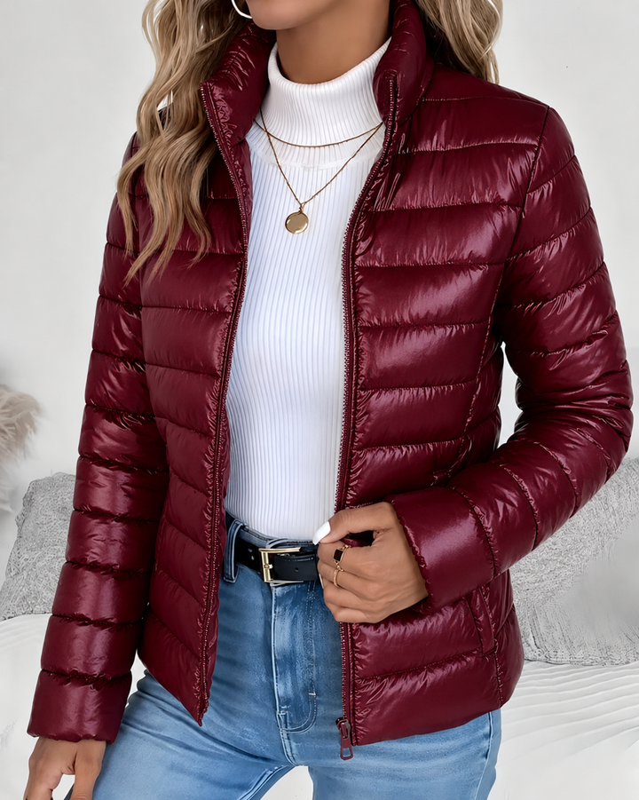Leslie | Lightweight Puffer Jacket with Zip Closure