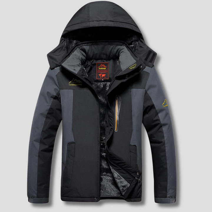 Julio | Men's Hooded Winter Jacket with Water-Resistant Shell
