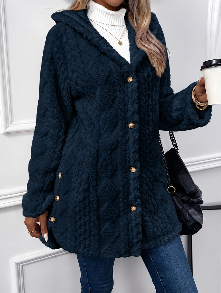 Bianca | Women's Hooded Teddy Fleece Jacket