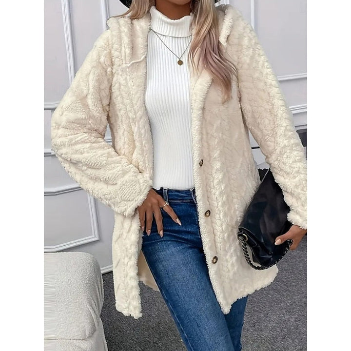 Bianca | Women's Hooded Teddy Fleece Jacket