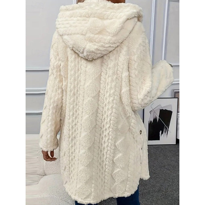 Bianca | Women's Hooded Teddy Fleece Jacket