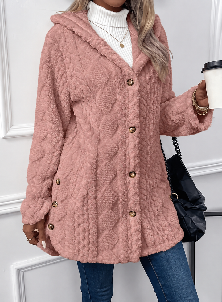 Bianca | Women's Hooded Teddy Fleece Jacket
