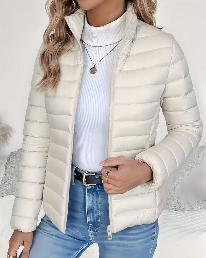 Leslie | Lightweight Puffer Jacket with Zip Closure