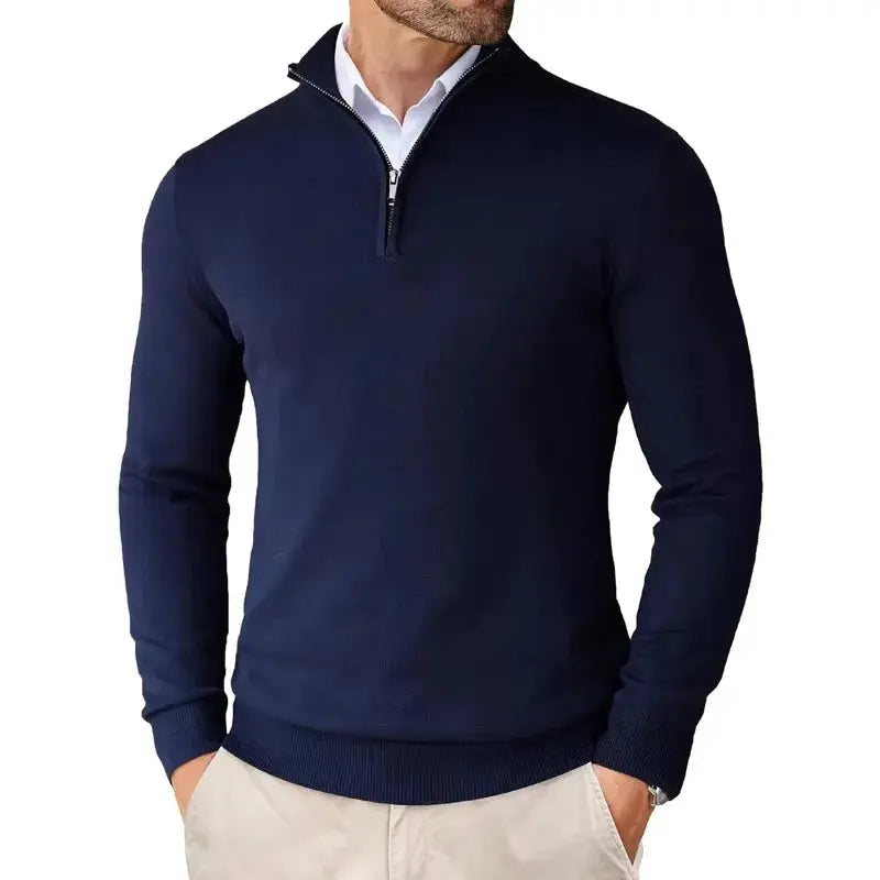 Frederick | Men's Classic Half-Zip Sweater