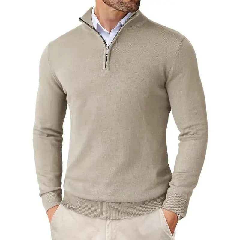 Frederick | Men's Classic Half-Zip Sweater