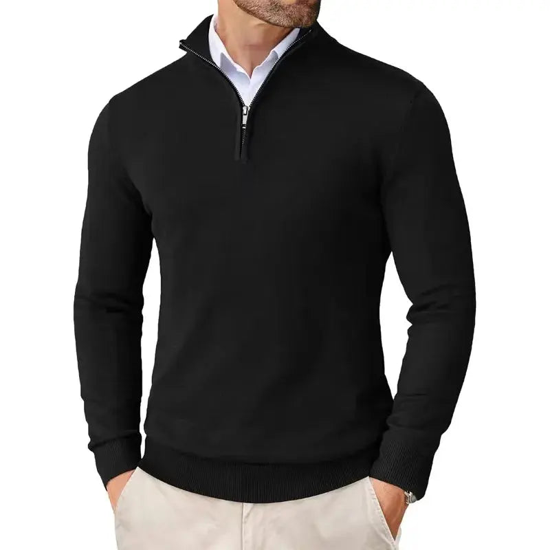 Frederick | Men's Classic Half-Zip Sweater