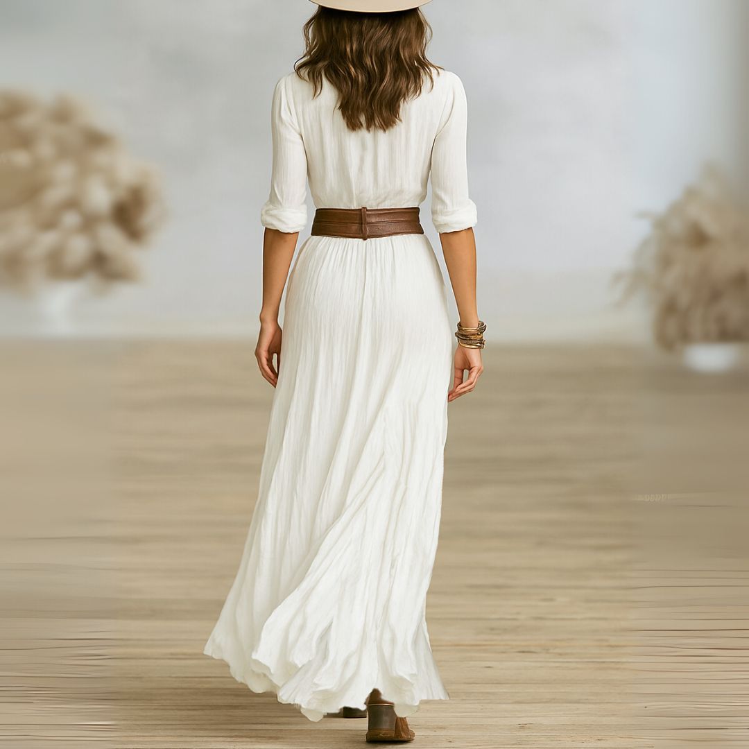 Estella | Belted Winter Shirt Dress