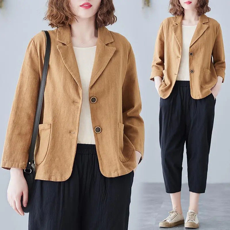 Meinir | Women's Notch Lapel Blazer with Patch Pockets