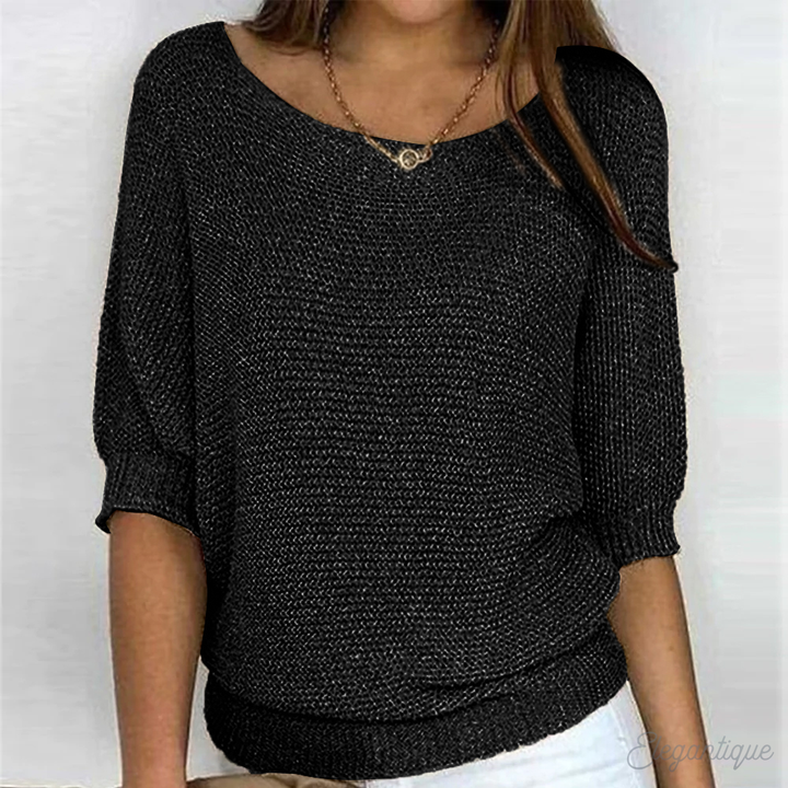 Sophie | Relaxed Knit Sweater with Round Neck