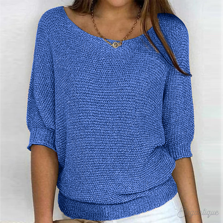 Sophie | Relaxed Knit Sweater with Round Neck