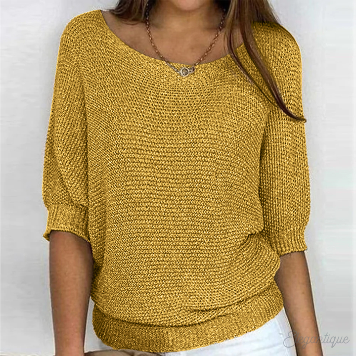 Sophie | Relaxed Knit Sweater with Round Neck
