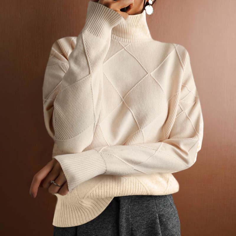 Natasha | Relaxed Turtleneck Knit Sweater