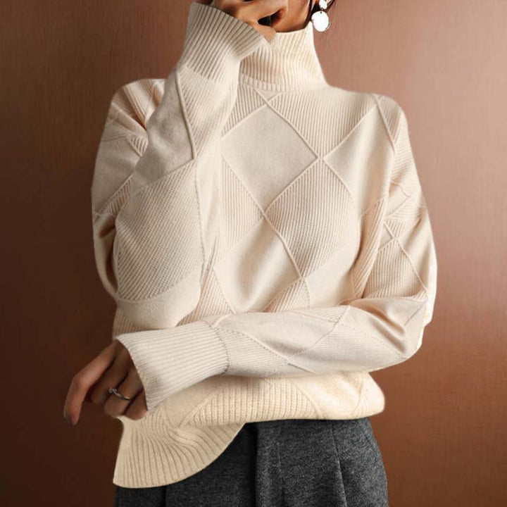 Natasha | Relaxed Turtleneck Knit Sweater