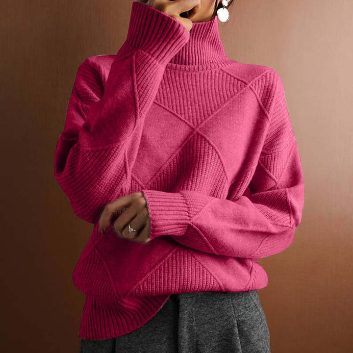 Natasha | Relaxed Turtleneck Knit Sweater