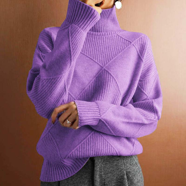 Natasha | Relaxed Turtleneck Knit Sweater