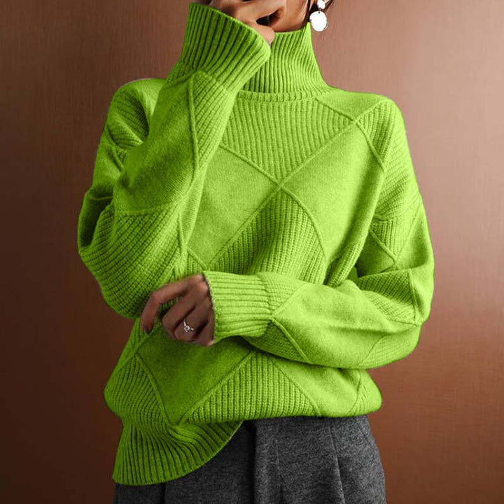 Natasha | Relaxed Turtleneck Knit Sweater