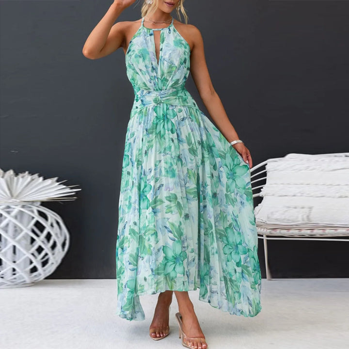 Daisy | Halterneck Boho Maxi Dress