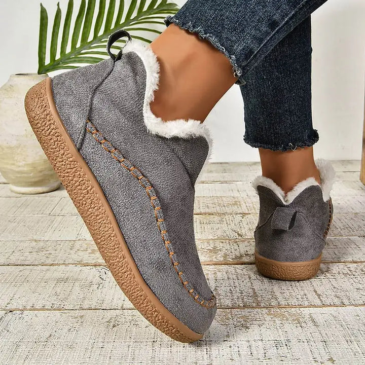 Rosalyn | Women's Shearling-Lined Suede-Look Ankle Boots