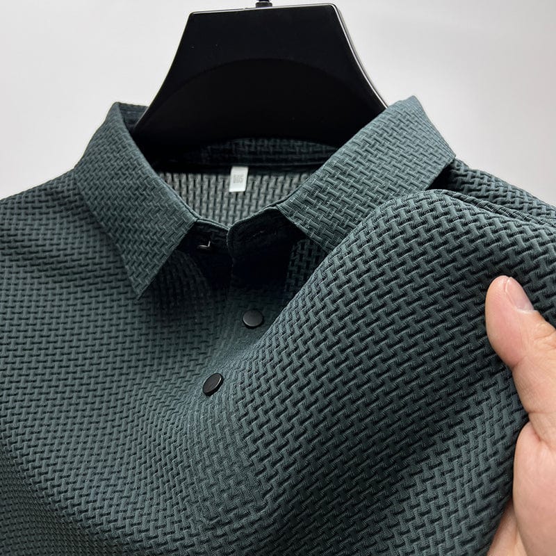 Jeff | Men's Silk Polo Shirt