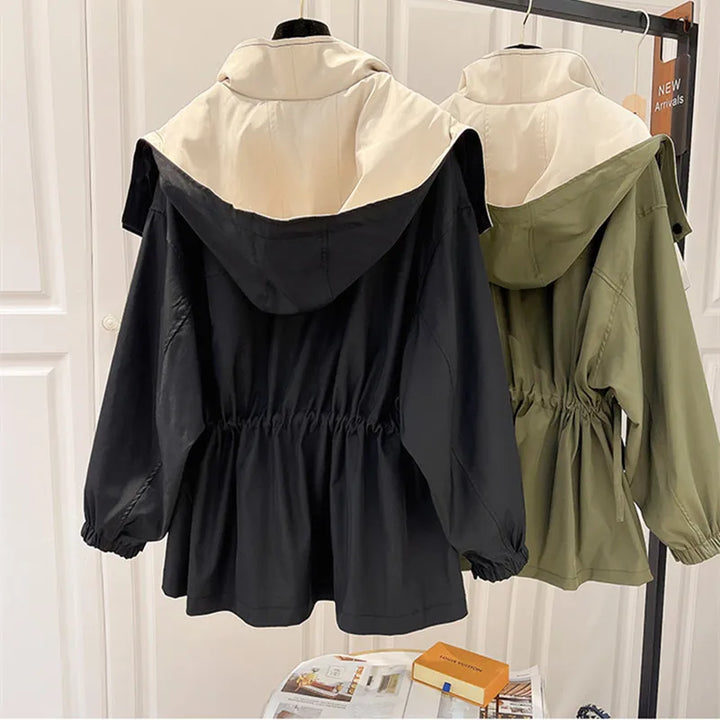 Amelia | Women's Hooded Windbreaker Jacket