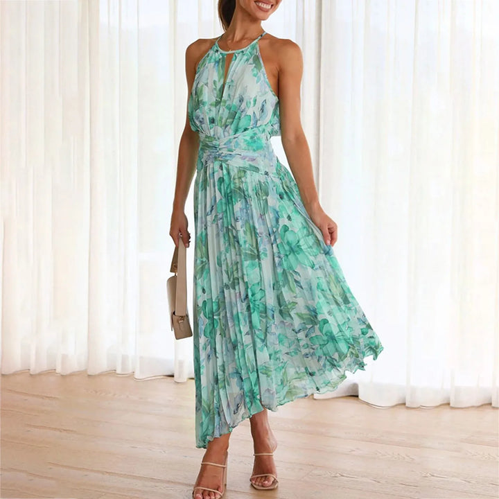 Daisy | Halterneck Boho Maxi Dress