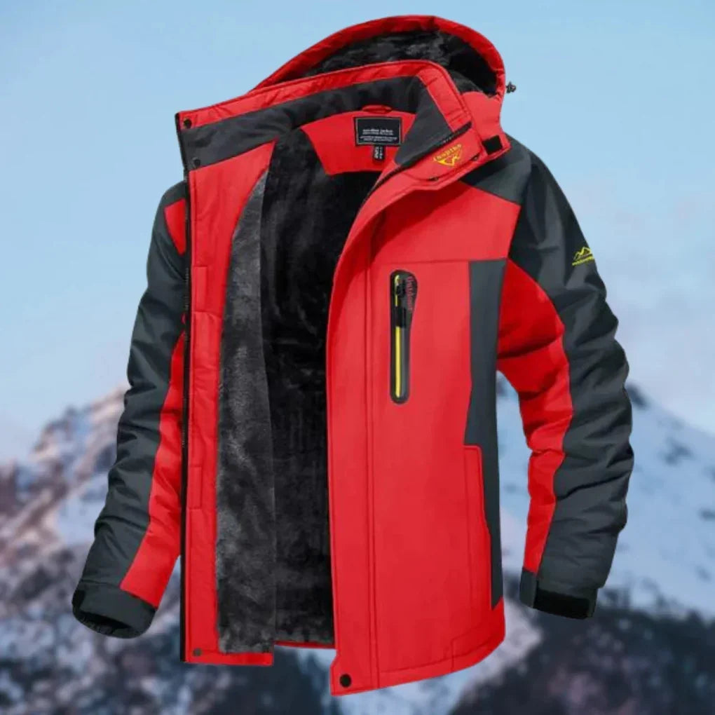 Julio | Men's Hooded Winter Jacket with Water-Resistant Shell
